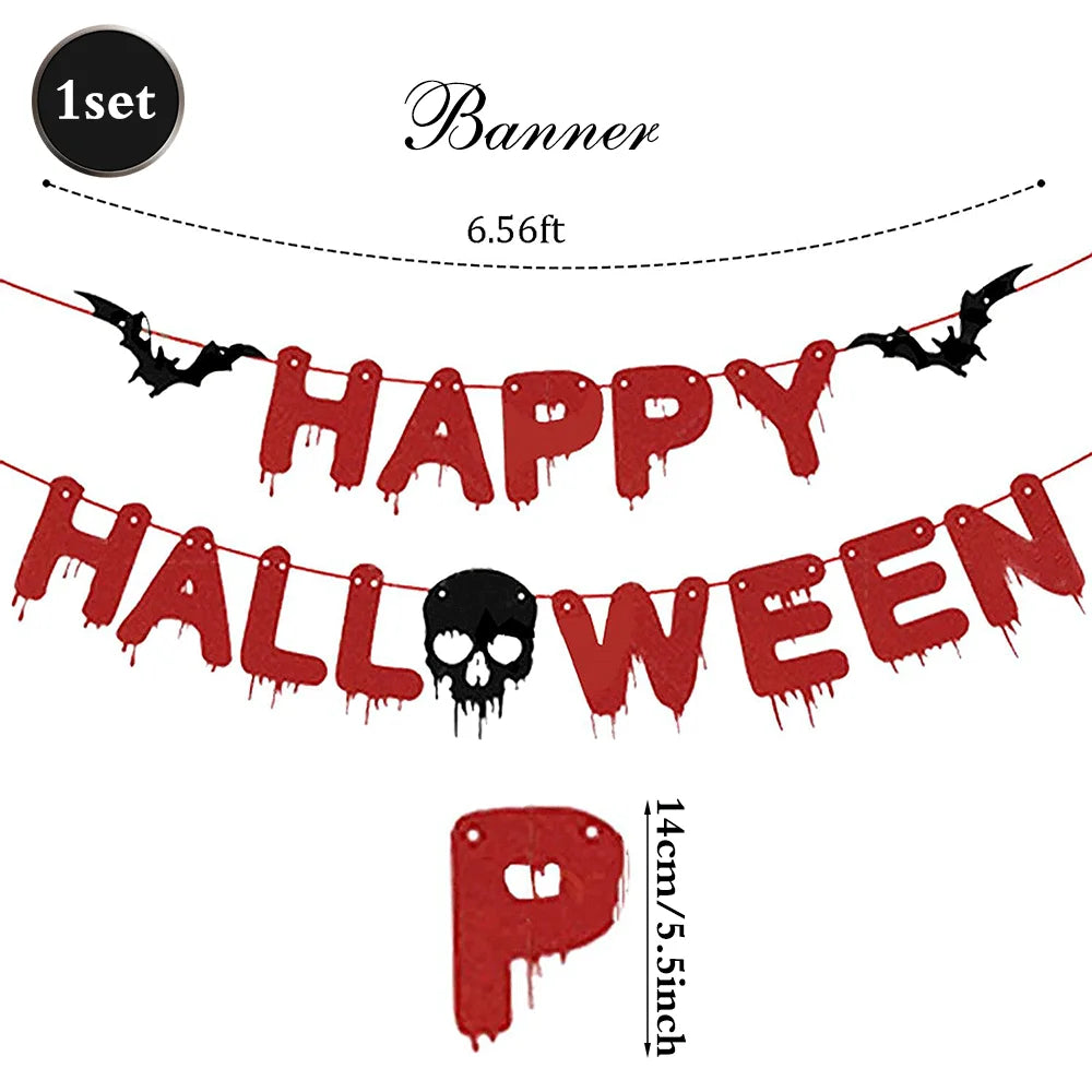 Bloody Handprint Halloween Tableware – Horror Party Set