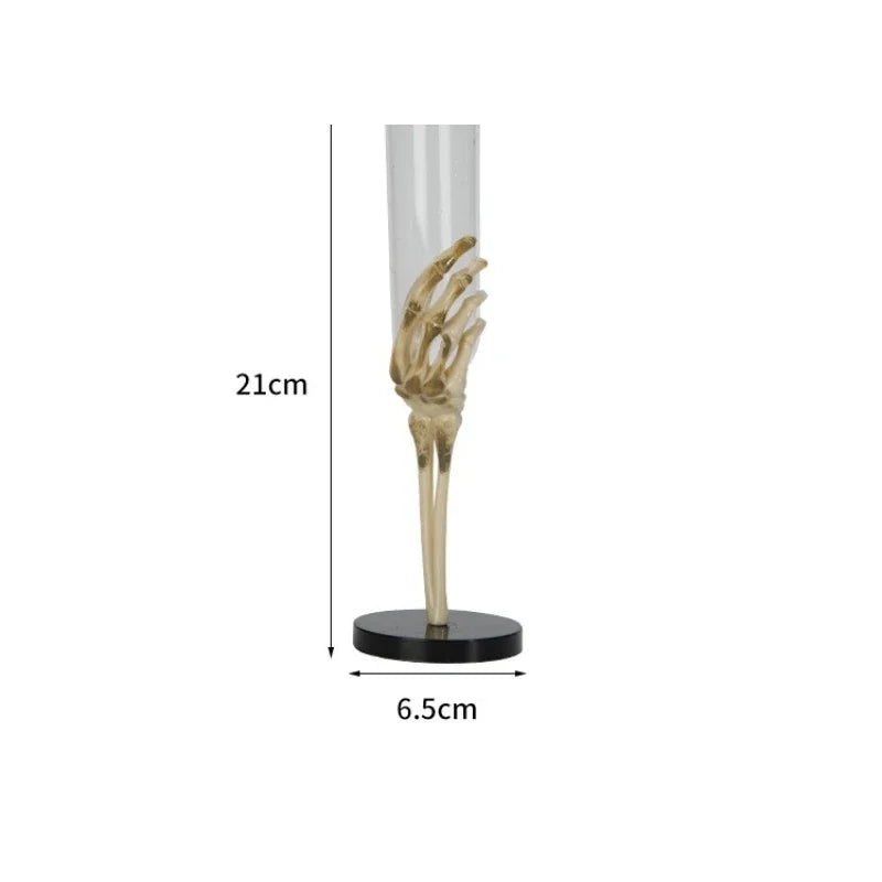 Halloween Goblet Tableware – Skeleton Hand Design