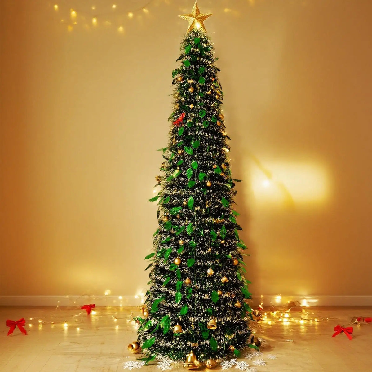 5 Ft Christmas Tree – Foldable Holiday Decoration