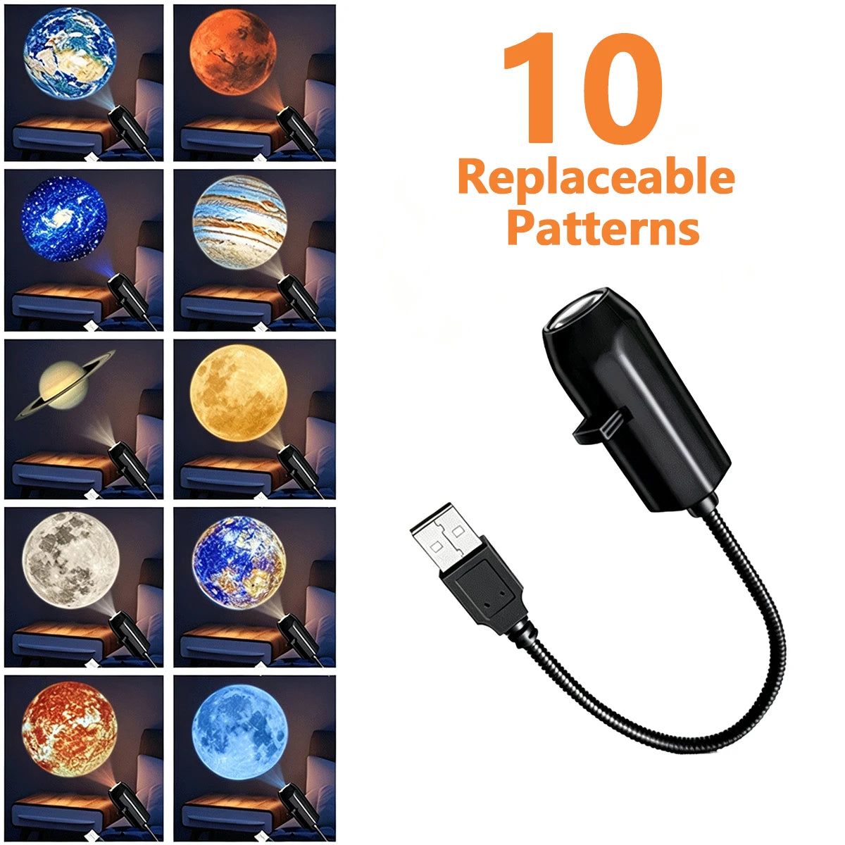 Halloween LED Projection Light – Pumpkin Planet Decor