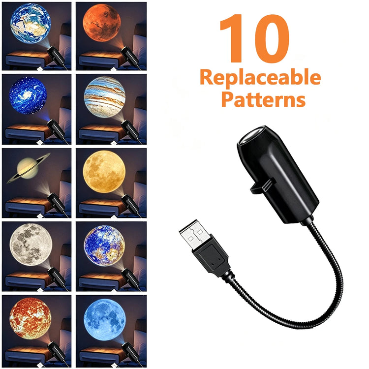 Halloween LED Projection Light – Pumpkin Planet Decor