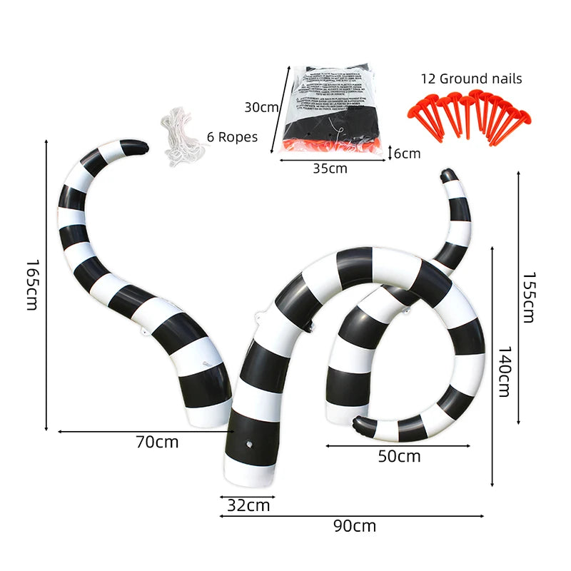 Halloween Inflatable Sandworm – Giant Outdoor Decor