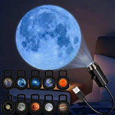 Halloween LED Projection Light – Pumpkin Planet Decor