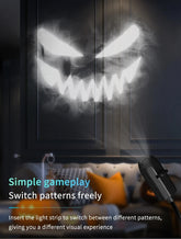 Halloween Moon Projector Light – USB Rotatable Decor
