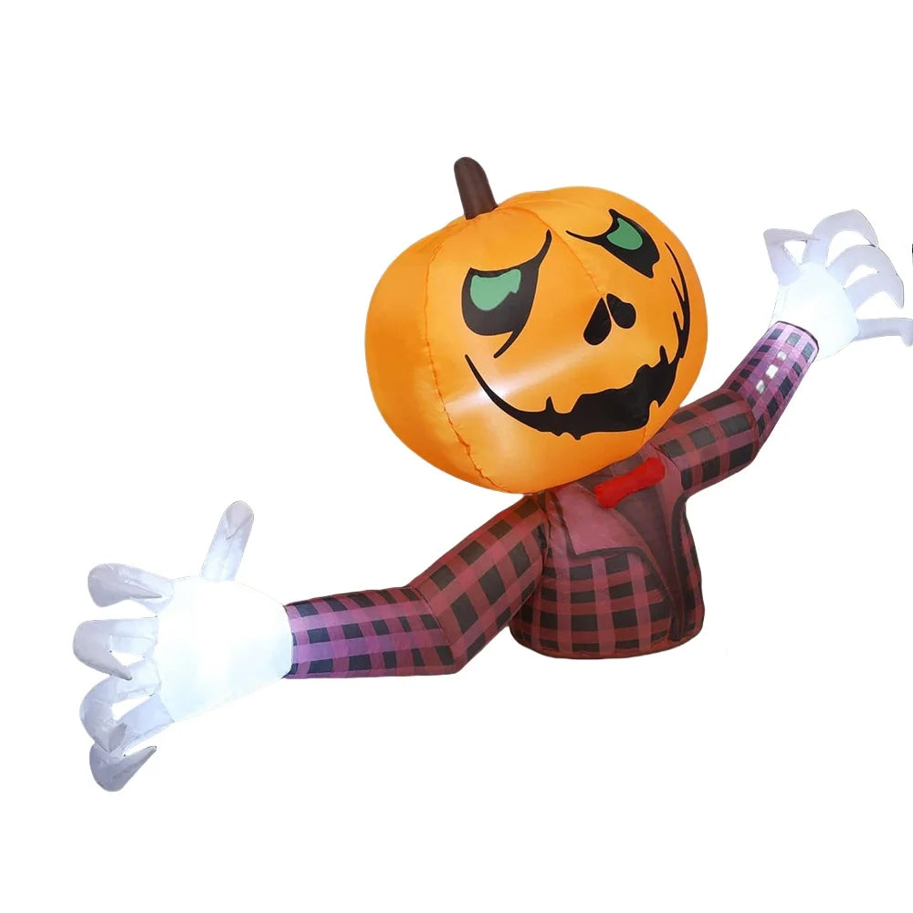 Halloween Pumpkin Inflatable – 1.2M Outdoor Decor