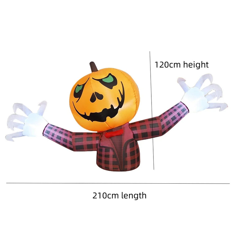 Halloween Pumpkin Inflatable – 1.2M Outdoor Decor