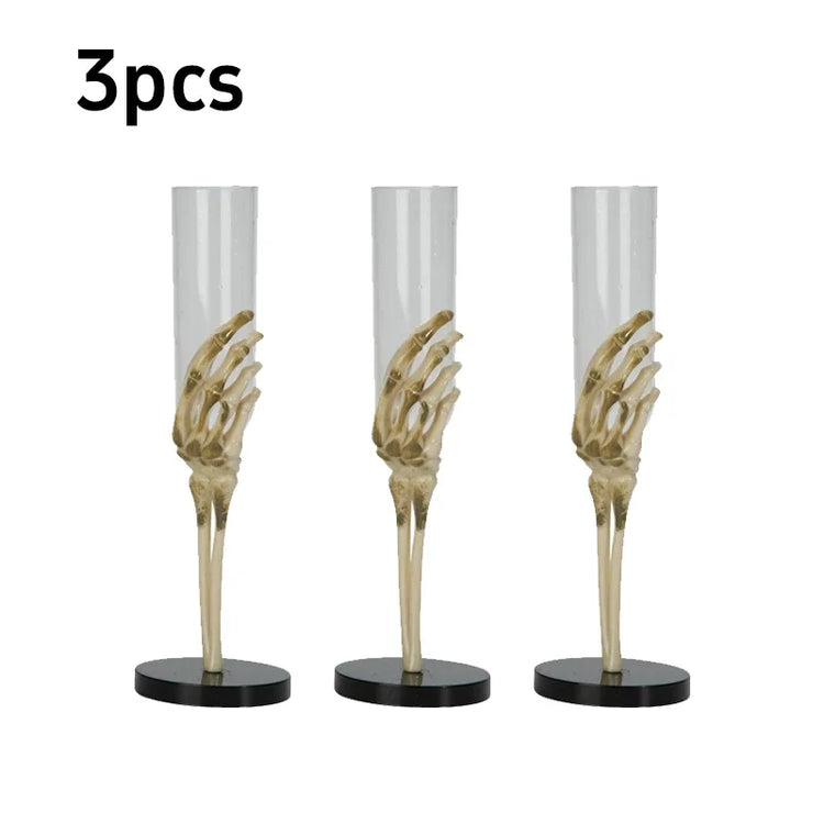 Halloween Goblet Tableware – Skeleton Hand Design