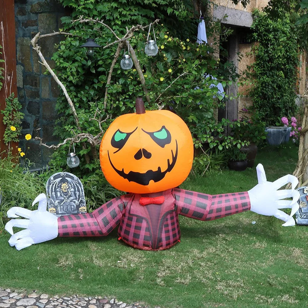 Halloween Pumpkin Inflatable – 1.2M Outdoor Decor