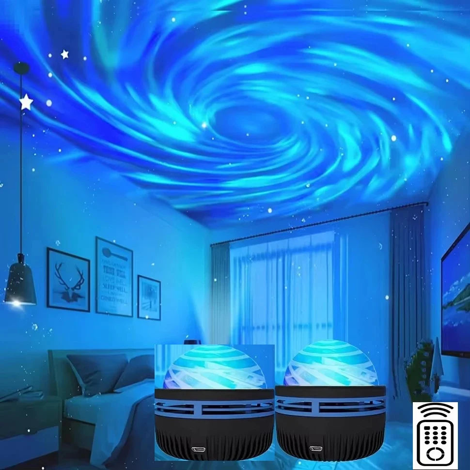 LED Galaxy Projector Light – Colorful Sky Night Lamp