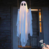 Halloween Swing Ghost Decor – Luminous Hanging Prop