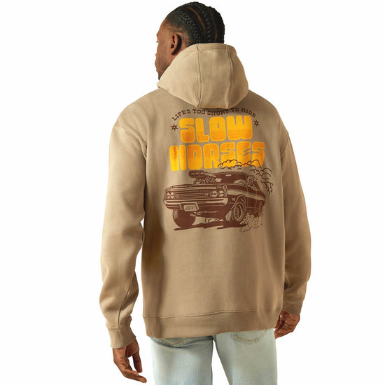 Relaxed Fit Brushed Fleece Pullover