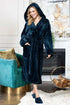 Women Plush Hooded Robe – Spa Comfort