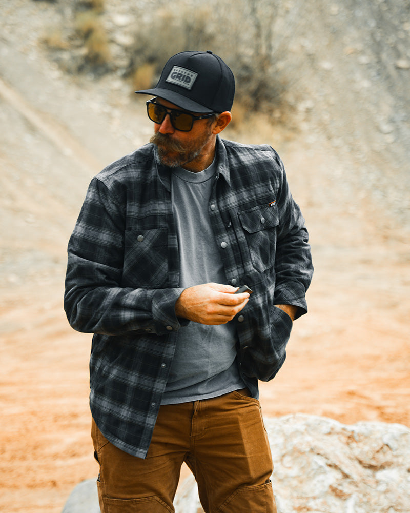 Ironside Flannel - Black